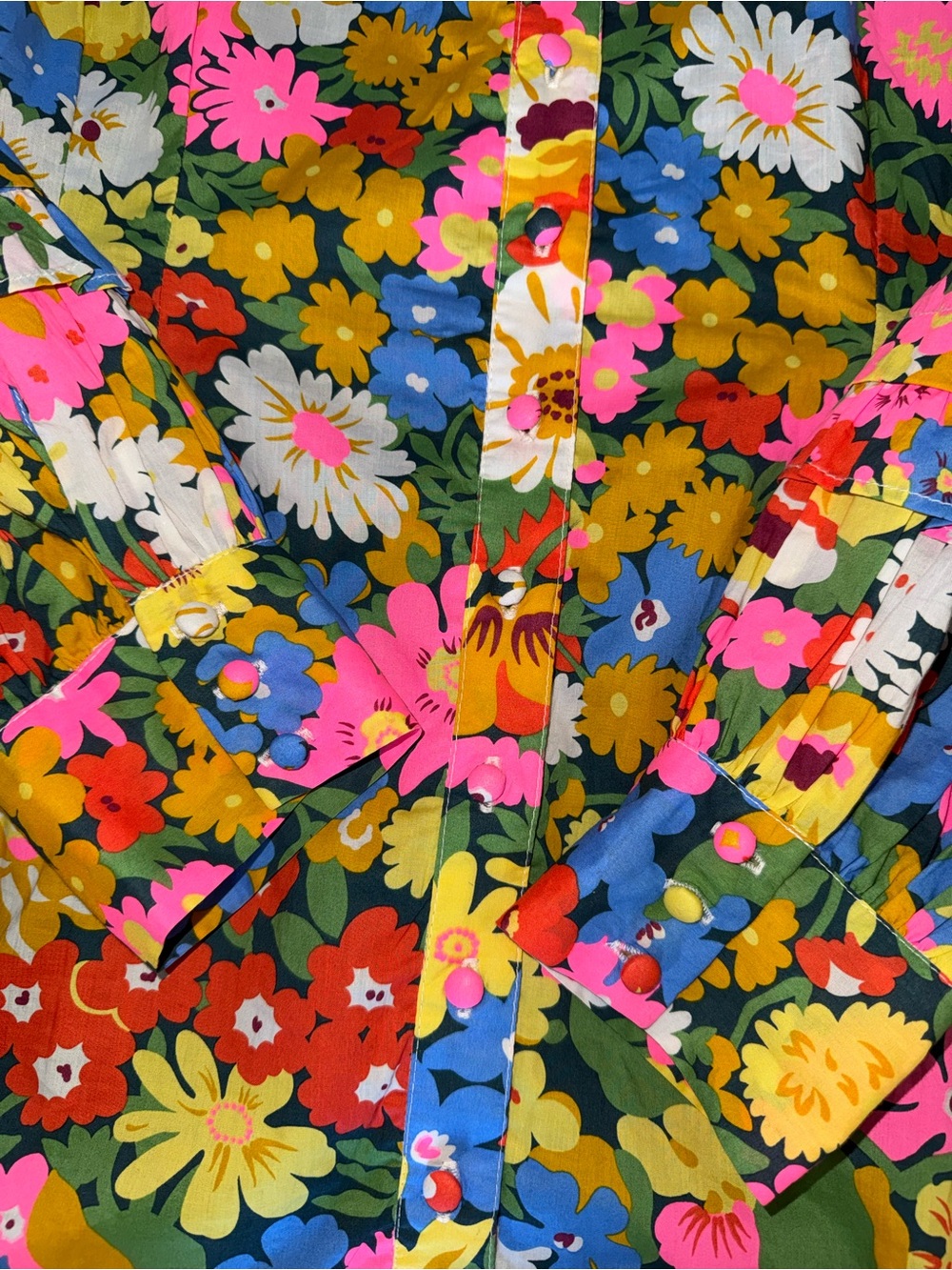 Love the Label Anthropologie X Liberty of London Floral Marketa Mini Dress M - Picture 5 of 7
